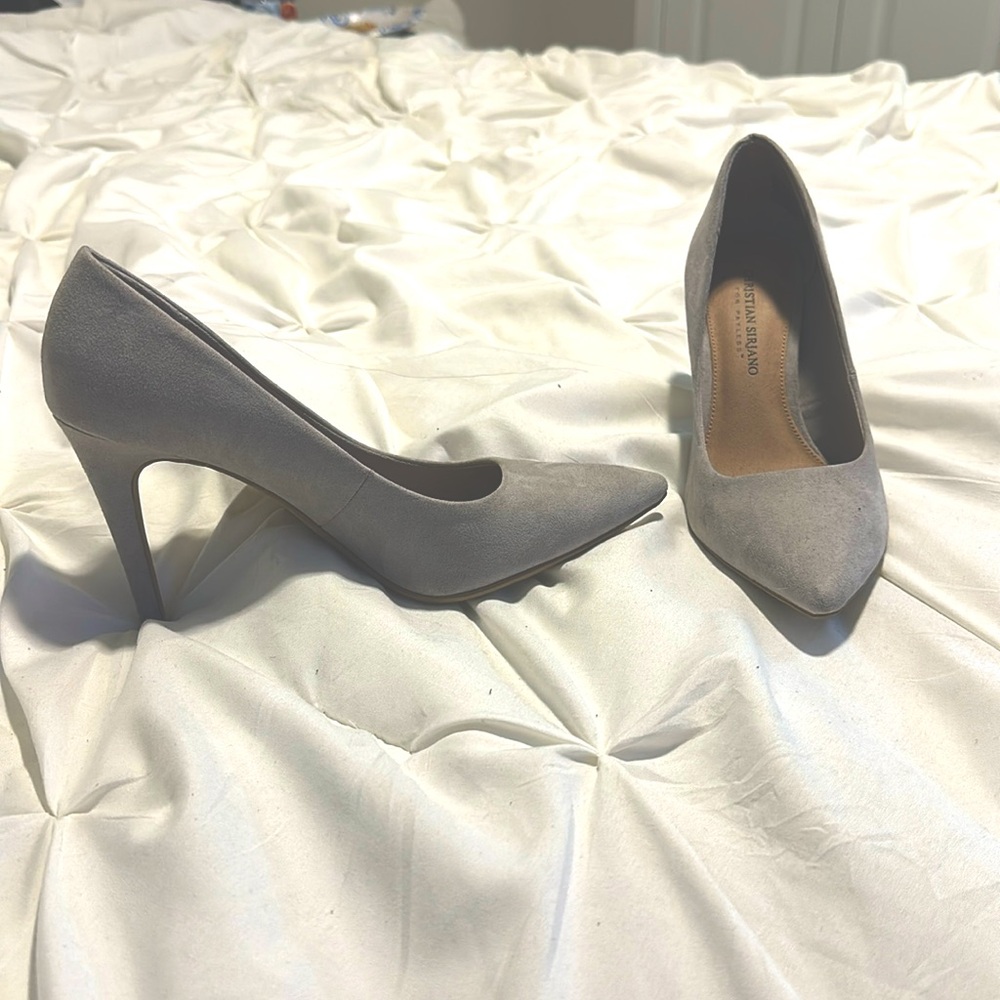 Grey heels